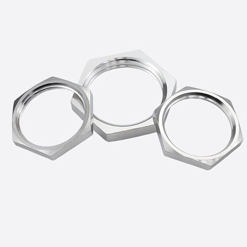 nut,Hexagonal nut, Female Thread Hex Lock Nut Pipe Fitting Stainless Steel 304 Hexagonal Thin nut in Saudi Arabia