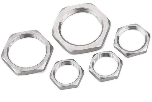 nut,Hexagonal nut, 10pcs/Set Metric Female Thread Hex Lock Nut Pipe Fitting 304 Stainless Steel in Saudi Arabia