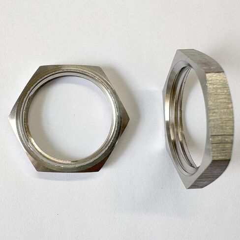 nut,Hexagonal nut, 304 Stainless Steel Hex - Shaped Pipe Fitting Thin Lock Nut with Female Fastening for Plumbing in Saudi Arabia