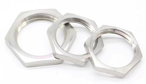 nut,Hexagonal nut, Metric Female Thread Hex Lock Nut Pipe Fitting 304 Stainless Steel 10pcs/Set in Saudi Arabia