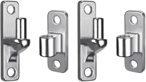 55KF 304 Steel Gate Hinges Not Welding Designs Door 2/4Pcs(2 Black) in Saudi Arabia