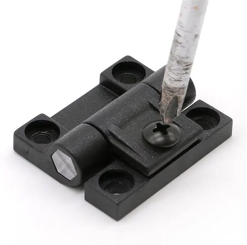 CL272 180 Degree Cabinet Door Adjustable Black Plastic Rubber Hinge Strip Folding Drop Flap 5Pcs in Saudi Arabia