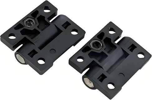 CL272 180 Degree Cabinet Door Adjustable Black Plastic Rubber Hinge Strip Folding Drop Flap 5Pcs in Saudi Arabia