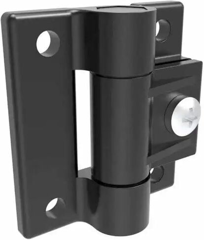 CL272 180 Degree Cabinet Door Adjustable Black Plastic Rubber Hinge Strip Folding Drop Flap 5Pcs in Saudi Arabia