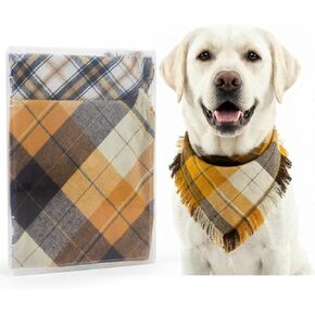 Dog Bandanas XLarge 2PCS in Storage Box, Reversible American Flag Pet Scarf for Boy and Girl, Washable, Adjustable Bandana for Dogs, 4th of July Patriotic Bandana for Large and Extra Large Dogs in Kuwait