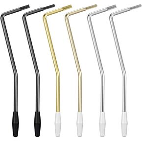 6pcs Whammy Bar For Electric Guitar Thread Tremolo Arm 6mm 5mm Whammy Bar With Tip Metal Single Tremolo Arm For Electric Guitar Replacement 3 Colors in Kuwait