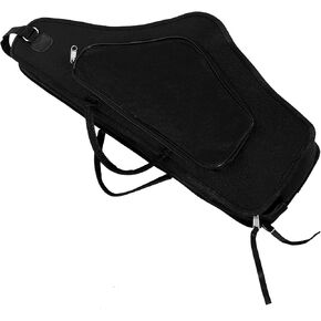 Luxshiny Waterproof Shockproof Alto Saxophone Bag Portable Instrument Storage Case with Double Shoulder Straps Black for Travel and Performance in Kuwait