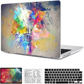متوافق مع Macbook Pro 16 Inge Case 2021-2024 الإصدار M4 A3403 A3186 M3 A2991 M2 A2780 M1 A2485 Pro/Max Hard Shell Case و Mac OS Keyboard Loving وغطاء لوحة المفاتيح (خريطة عالمية) in Kuwait