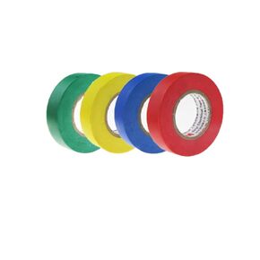 Color Guard Tape 4 Pack PVC Electrical Glue Tape, 66 Feet 0.7 Inch Insulation Tape (Red, Blue, Green, Yellow) in Kuwait