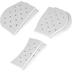 مجموعة أغطية EVA مناسبة لوسادات الرقائق المصنوعة من مزيج الصوف، باللون الأبيض، 6 عبوات، لمنصات مقاس 81.28 سم × 81.28 سم in Kuwait