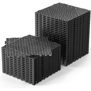 بلاط أرضيات متشابك من Bonnlo مقاس 12 بوصة × 12 بوصة من PVC، 12 قطعة من سجادة الأرضية المضادة للتعب باللون الرمادي، سجادة مطبخ لتصريف المياه في المطاعم، سجادة أرضية مبطنة، بلاط حديقة غير قابل للانزلاق بجانب حمام السباحة، المنطقة الرطبة، سطح السفينة in Kuwait