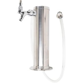 Gecheer 3 Inch Stainless Steel Beer Tower Dispenser - Perfect for Parties, Pubs, and Restaurants in Kuwait