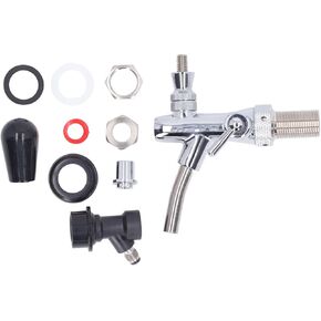 Gecheer 304 Stainless Steel Beer Tap, Adjustable Liquid Dispenser with G5/8 Thread for Bar Restaurant Hotel and Home Use in Kuwait