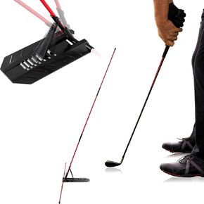 Golf Alignment Stick Holder, Golf Swing Trainer Training Aid, Adjustable Golf Posture Corrector, Portable Golf Swing Correction Equipment for Indoor & Outdoor Practice for Men Women Beginners in Kuwait