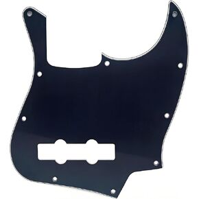 4 String Jazz Bass Pickguard - 10 Hole Scratch Plate Compatible with USA/Mexico Fender Standard Jazz Bass (White Pearl) in Saudi Arabia