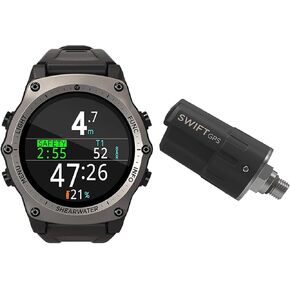 Shearwater Teric Dive Computer with GPS Transmitter, Silver in Kuwait