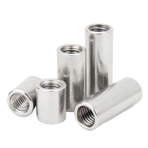 Cylindrical Connect Nut M3 Connector Joint Sleeve Tubular Nuts 304 Stainless Steel Length 4~50mm(16mm) in Kuwait