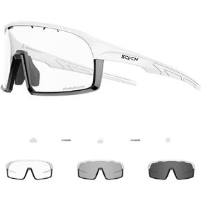 نظارات SCVCN فوتوكروميك لركوب الدراجات نظارات شمسية رياضية شفافة MTB BMX للرجال والنساء والجري والقيادة S145 in Kuwait
