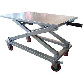 Work Height Platform Cart, Industrial Cart Platform with Wheels, Folding Platform Cart, 23.6in x 37.4in Heavy Duty Steel Cart, 660lbs Capacity for Heat Press, DTF Printer in Kuwait