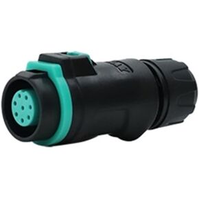 M12 waterproof aviation socket 2-3-4 core 5-6-7-8 pin power female quick connector(K12 C3 core docking seat 5A250V) in Kuwait