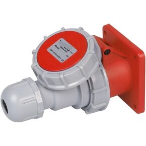 IP67 waterproof industrial aviation male and female docking 5 holes 32A three-phase explosion-proof socket 220(Connector set) in Kuwait