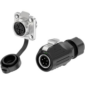 Power connector EW-LP16 flange type 2/3/4/5/7/8/9 core display equipment waterproof aviation flange normal installation (welding type)(EW-LP16-2P 10A) in Kuwait