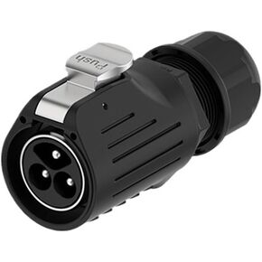 Semi-metallic aviation male EW-LP282/3-core screw lock wire high current power waterproof connector(EW-LP24S-3P) in Kuwait