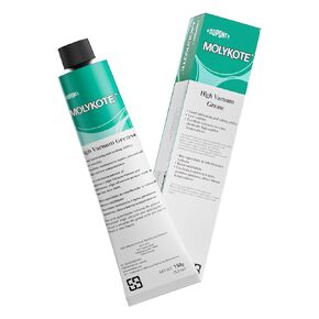 Molykote High Vacuum Grease 150g (5.3oz) Silicone Lubricant for Vacuum and Pressure Systems Rubber Elastomer Lubrication Valves Packings Seals O-Rings Water Chemical Resistance Wide Temperature in Kuwait