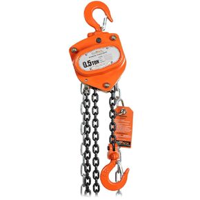 رافعة سلسلة يدوية Prowinch بوزن 1100 رطل 0.5 طن مع ارتفاع رفع 20 قدمًا، تتميز بسلسلة متينة باللون الأسود G80 لرفع موثوق للخدمة الشاقة in Kuwait