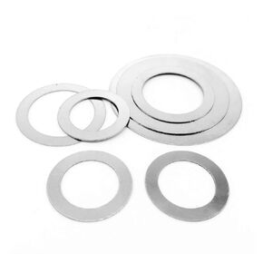 10/50 قطعة 304 من الفولاذ المقاوم للصدأ رقيقة للغاية حشية رقيقة للغاية ضبط الحشية دقيقة M2 M3 M4 M5 M6 M7 M8 M9 M10 M12 إلى M40 غسالات الأجهزة (10 قطعة M9x15xThick، سميكة 0.1 مم) in Kuwait