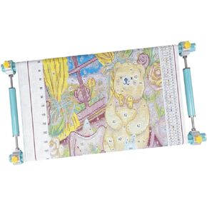 زوجان تطريز إطار تطريز إطار شاقية 4 فحف قابلة للتعديل إطار التمرير القابل للتعديل للإبرة لحيل اللوحة الحريرية in Kuwait