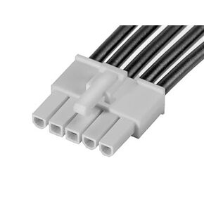 موليكس/والدوم، 215320-2052، مجموعة الكابلات UL 1015 0.3m 16AWG سلك إلى اللوحة إلى سلك إلى اللوحة 5 إلى 5 كيس تجعيد POS FF (25 قطعة/عناصر) in Kuwait
