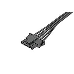 مجموعة كابلات Molex/Waldom، 145132-0510، Micro-Fit TPA-to-Micro-Fit TPA Off-The-Shelf (OTS) - صف واحد - طول 1.0 متر - 5 دوائر - أسود. (29 عنصر/عناصر) in Kuwait