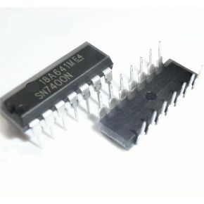SN7400N SN7401N SN7410N SN7420N DIP14 بوابة المنطق والعاكس 5 قطعة (SN7410N) in Kuwait
