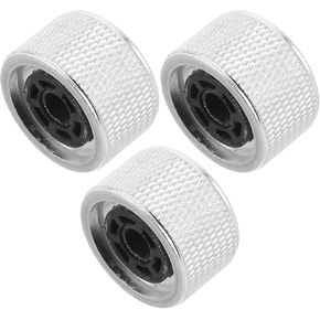 BESTYASH 3pcs Aluminum Guitar Volume and Tone Control Knobs, Metal Potentiometer Replacement for Electric Bass Amplifier, Bass Guitar Audio Adjustment Accessories in Kuwait