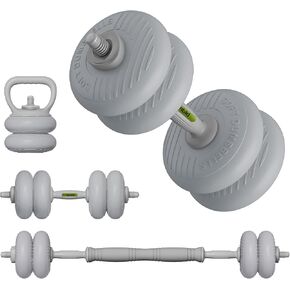 مجموعة دمبل قابلة للتعديل من كيسنبلد، 13/18/22/35 رطل، مجموعة وزن ناعمة مع موصل، مجموعة دمبل 4 في 1 تستخدم كأثقال وكتل بيل للصالة الرياضية المنزلية، وتمارين اللياقة البدنية للرجال والنساء والمبتدئين in Kuwait