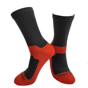 جوارب مقاومة للماء للرجال والنساء بطول منتصف الساق (أسود-برتقالي، كبير) in Kuwait