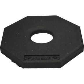 10 lb Rubber Traffic Delineator Post Base: 15.5" x 15.5" x 1.1" in Kuwait