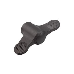 Kipp 06652-210 Novo·Grip Grey Thermoplastic Wing Grip with M10 Internal Thread, Steel Bushing, Metric, 21 mm Diameter, Anthracite Grey Cap Color (Pack of 10) in Kuwait
