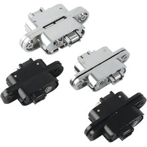 Invisible Door Hinge Concealed 3D Adjustable Hidden Cross Outward Opening Installation 1Pcs in Kuwait