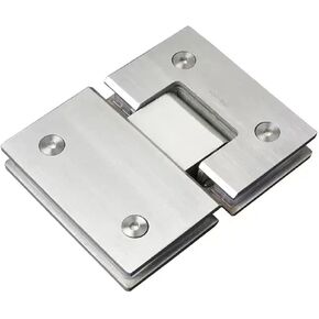 Clip Stainless Steel 180 Degree Shower Room Door Hinge Glass 1Pcs in Saudi Arabia