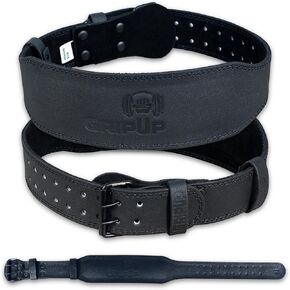 Leather Weightlifting Belt for Men & Women – 4" & 6" Width – Heavy Duty Gym Belt for Powerlifting, Bodybuilding, CrossFit – Adjustable Support for Back & Core – Ideal for Squats & Deadlifts in Saudi Arabia