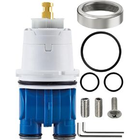 استبدال خرطوشة الدش لـ Delta RP46074 (2006 إلى الوقت الحاضر) عبوة واحدة، متوافقة مع مقبض واحد من سلسلة Delta 13 14، تتضمن صامولة غطاء محرك السيارة، وإصلاح التسرب أو التنقيط، أو مشاكل درجة الحرارة أو الضغط in Kuwait