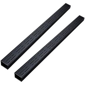 Heavy Duty 2 Pack Trench Drain Grate System, 15x4cm Storm Water Drainage Channel, Easy Assembly & Connectable Floor Ground Grate for Efficient Drainage Solutions in Kuwait