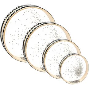 4 pack White Ocean Drums Set - Wave Bead Sea Drums,6/8/10/12 inch Healing Musical Instrument for Home,Classroom and Stress Relief in Kuwait