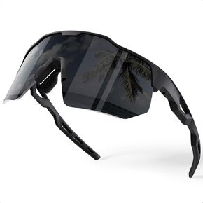 نظارات شمسية رياضية مستقطبة من HAAYOT للرجال والنساء للحماية من الأشعة فوق البنفسجية وركوب الدراجات والجري والصيد in Kuwait