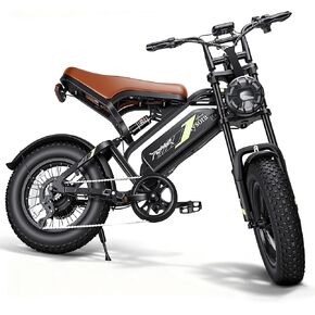 1000W Electric Bike for Adults,48V 15.6Ah e Bikes for Adults Electric,28MPH Top Speed,24-50 Mile Range,16"x4" Fat Tire Ebikes,Double Shock Absorber,Dual Disc Brakes,UL TUV Certified in Saudi Arabia