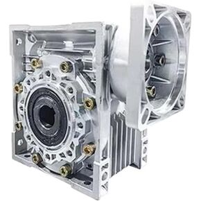 Speed Reducer Worm NMRV063 Input hole19mm Gear Ratio 5:1-100 :1 for 80mm servo Motor(Ratio 10 to 1) in Saudi Arabia