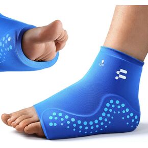 Extended Ankle Ice Pack Wrap for Sprained Ankle & Swelling Relief, Cold Compression Therapy with 30% Longer Lasting Gel, Slip-On Reusable for Plantar Fasciitis, Achilles Tendonitis, Heel Pain, L in Kuwait