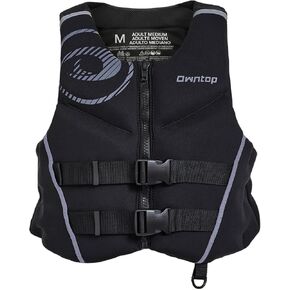 سترة سباحة من النيوبرين من Owntop للبالغين، سترة كاياك للرجال والنساء، سترة سباحة مع شرائط عاكسة، سترات رياضية مائية للتجديف، والتجديف، والتجديف in Kuwait